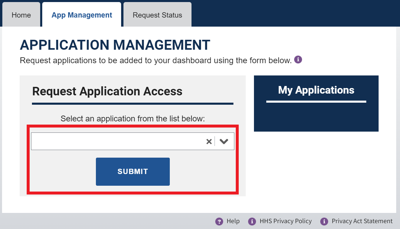 How to Request Access to an Application