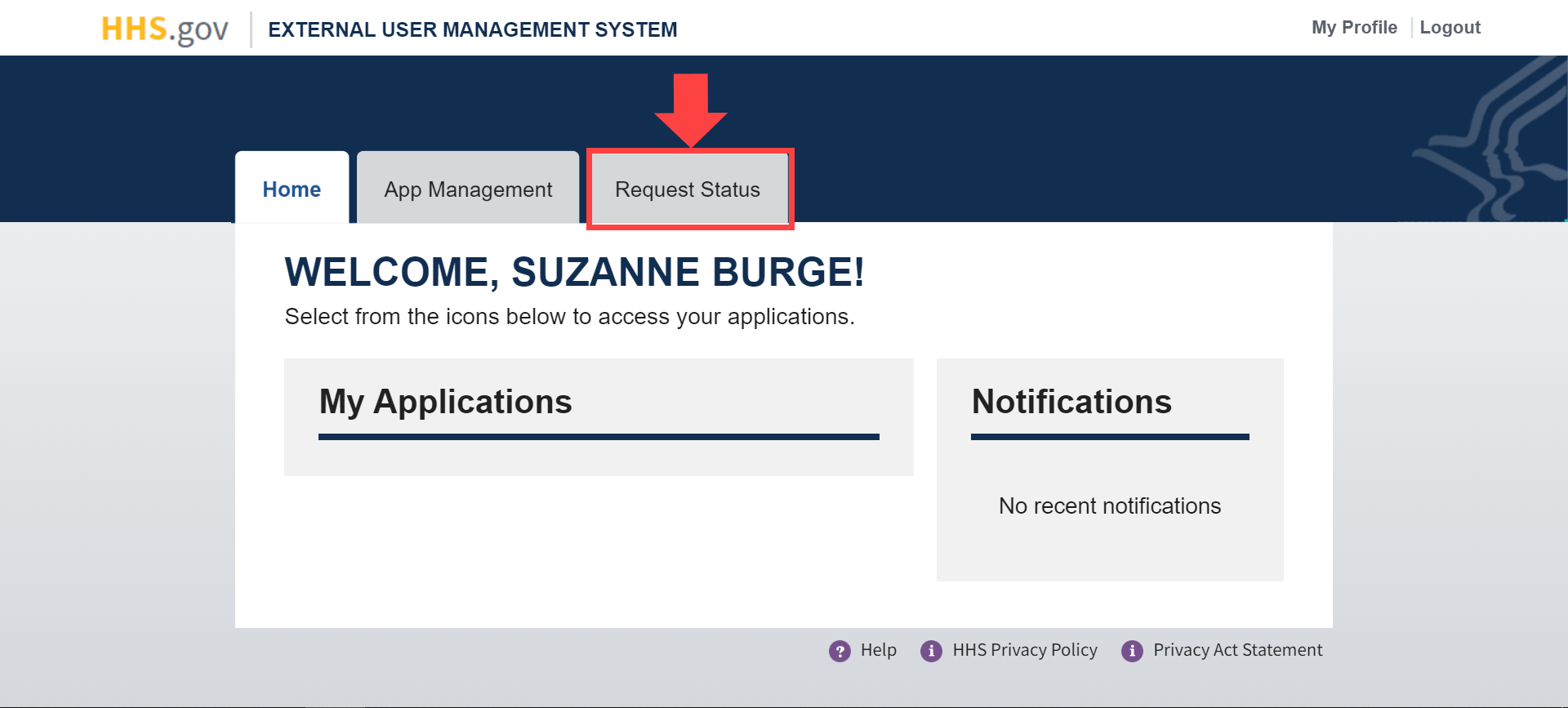 How to View/Cancel Submitted Requests