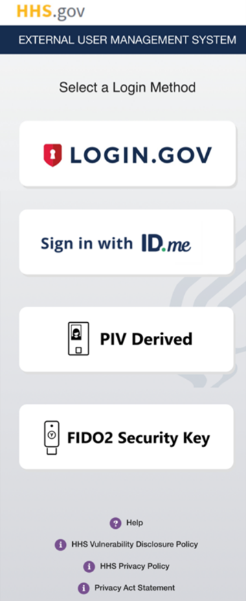 XMS mobile login page