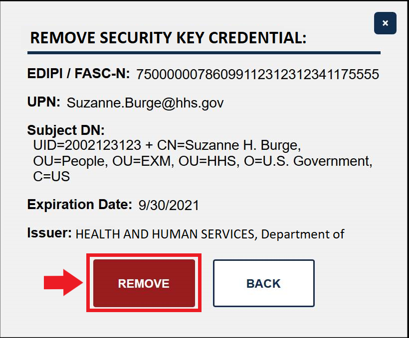 How to Remove a PIV or CAC Card